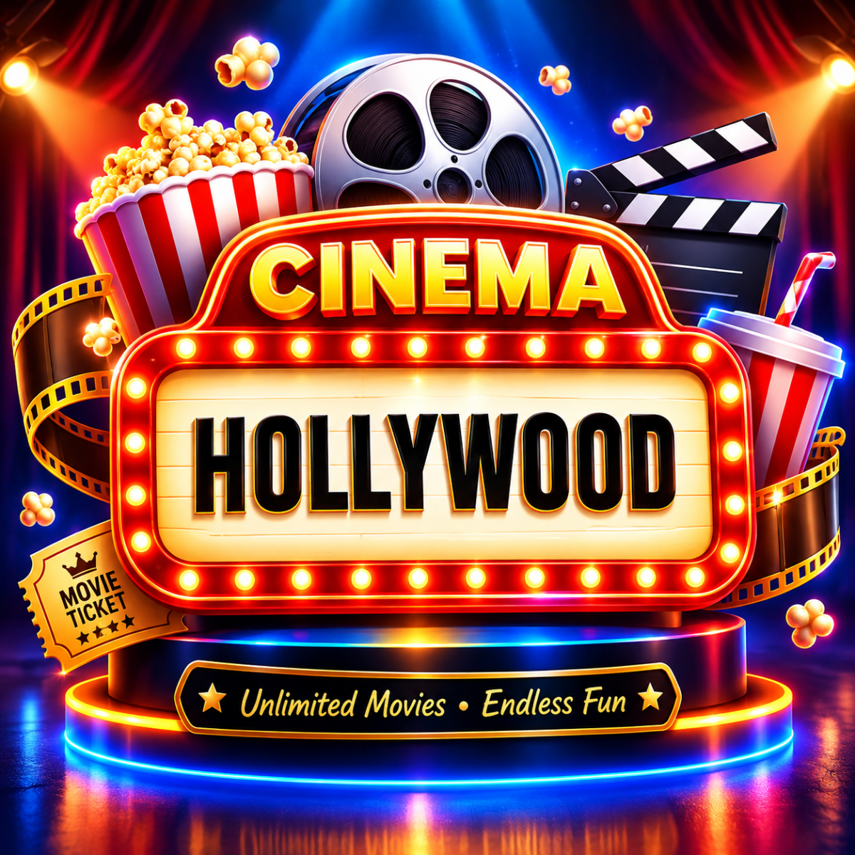 🍿 Hollywood Cinema – Premium Entertainment